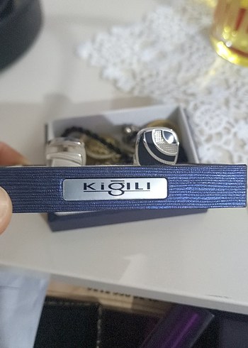 Siyah Modern Erkek Kol Düğmesi - Görsel 3