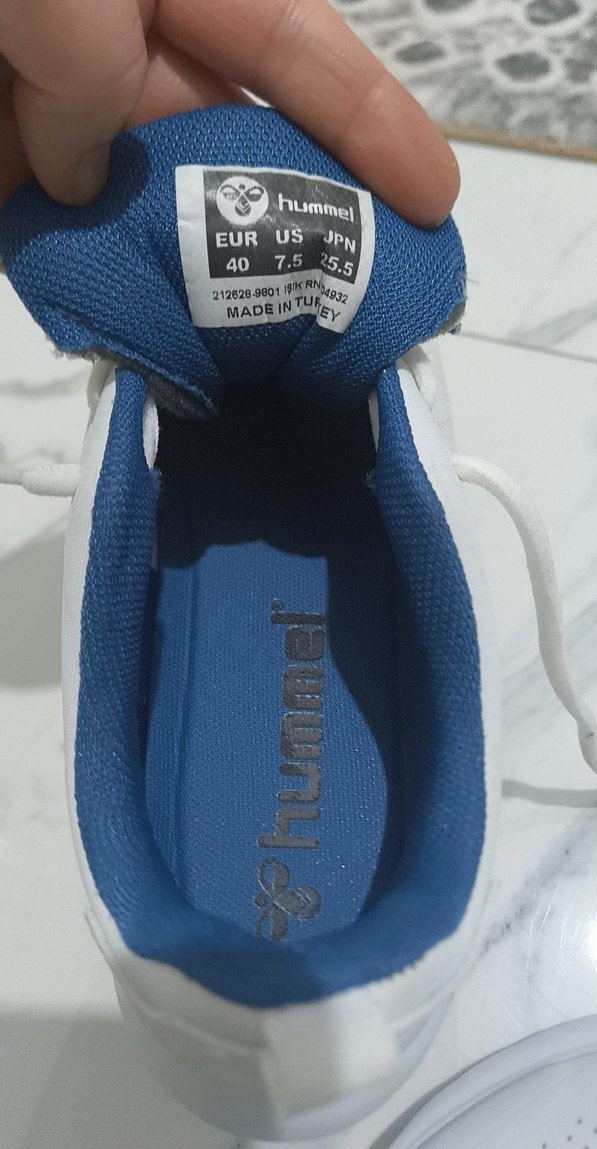 Beyaz Bağcıklı ünisex Spor Ayakkabı - Görsel 5