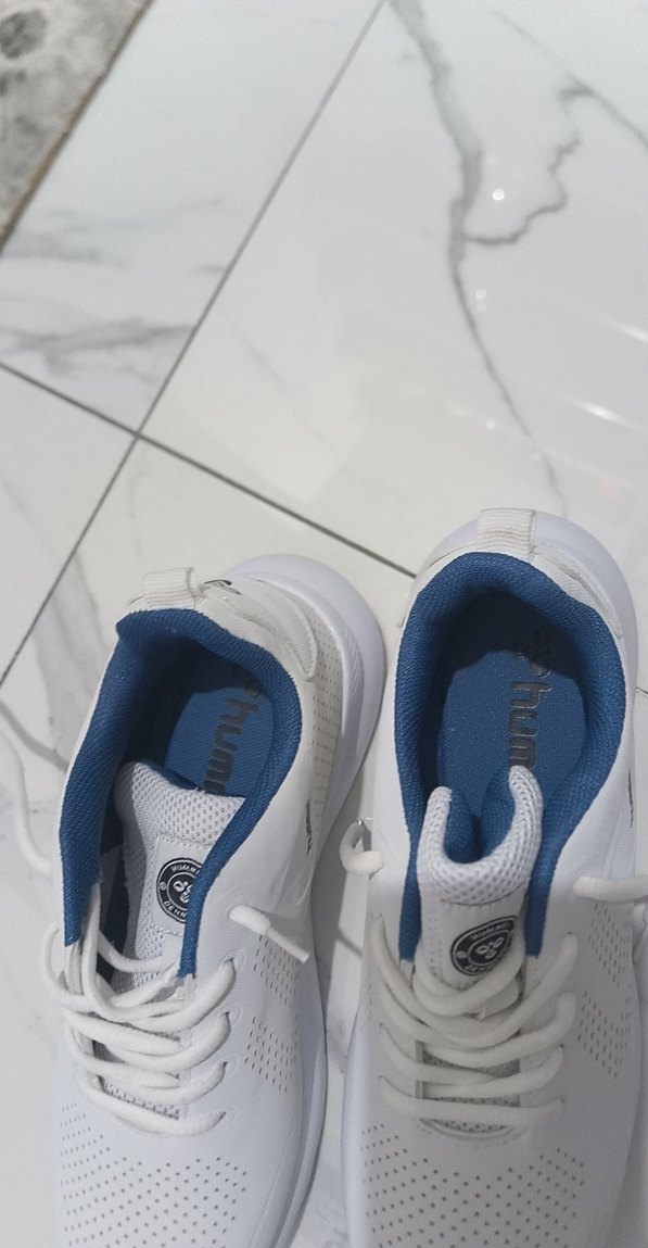 Beyaz Bağcıklı ünisex Spor Ayakkabı - Görsel 4