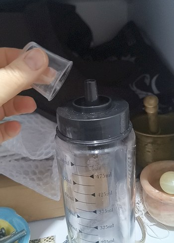 Pembe ve Gri Ölçü Kabı - Görsel 3