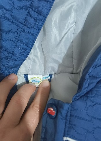 Renkli Baskılı Mavi Bebek Tulumu - Görsel 3