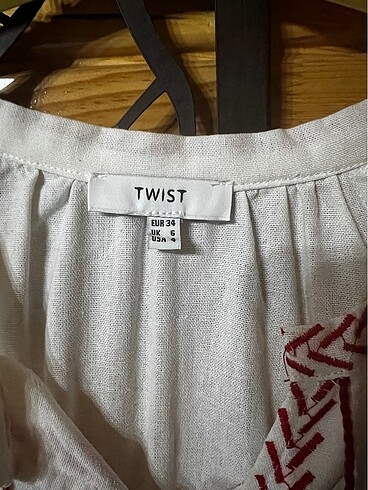 xs Beden çeşitli Renk Twist işlemeli elbise
