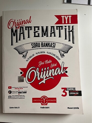 Tyt orijinal matematik soru bankası