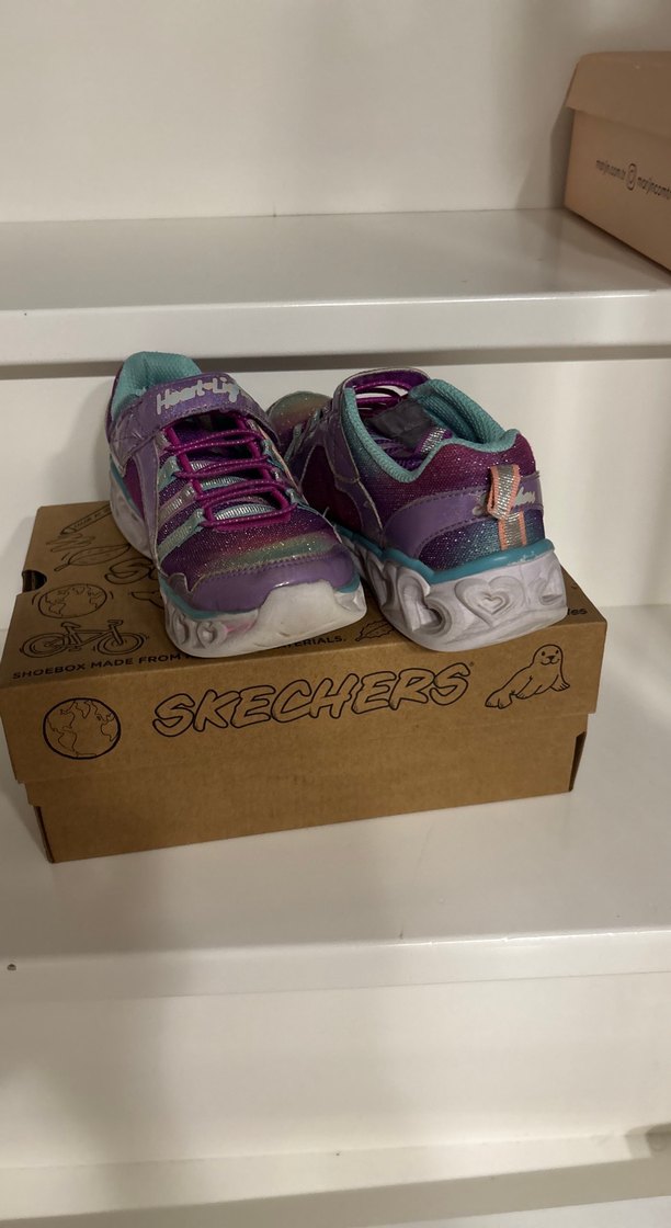 Kız Çocuk Mor Bağcıksız Sneaker - Görsel 2