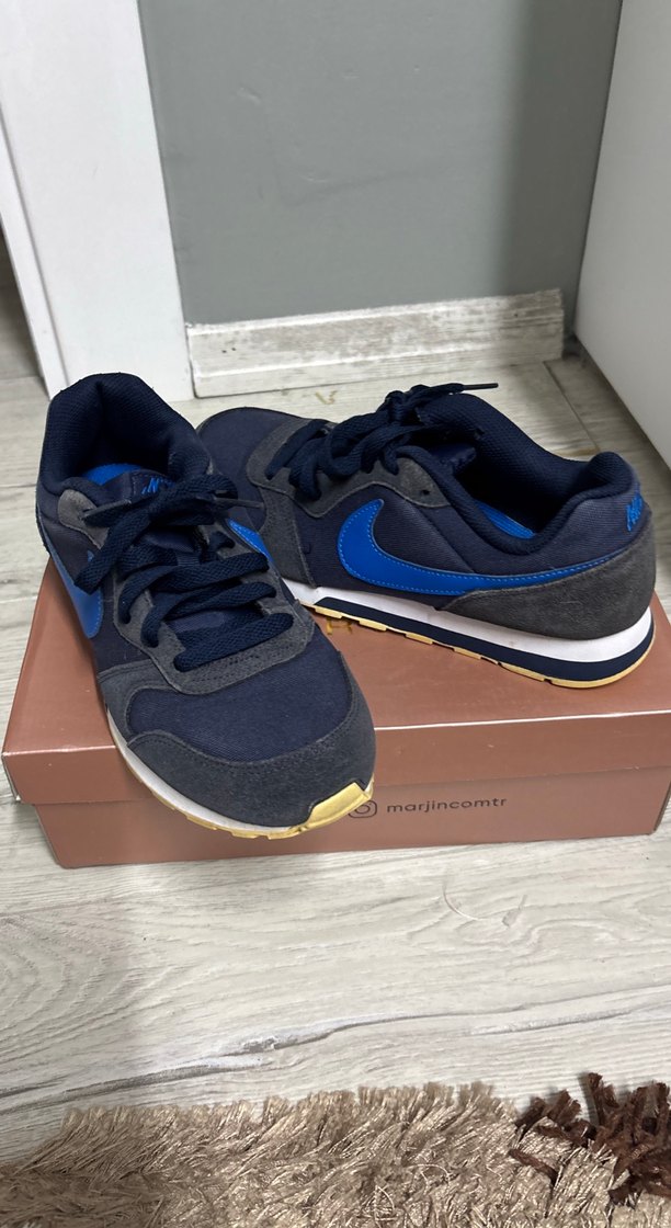 Kadın Lacivert Bağcıklı Spor Ayakkabı - Görsel 2