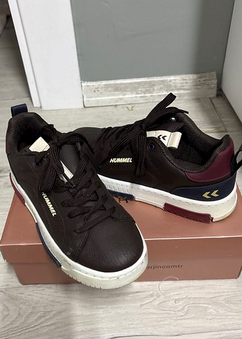 Kahverengi Bağcıklı Kadın Spor Ayakkabı - Görsel 2