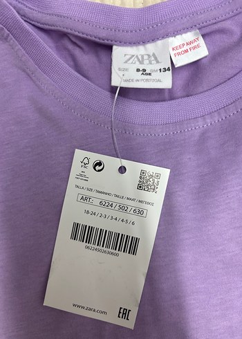 Kız Çocuk Mor Kuromi Baskılı Uzun Kollu Tişört - Görsel 4