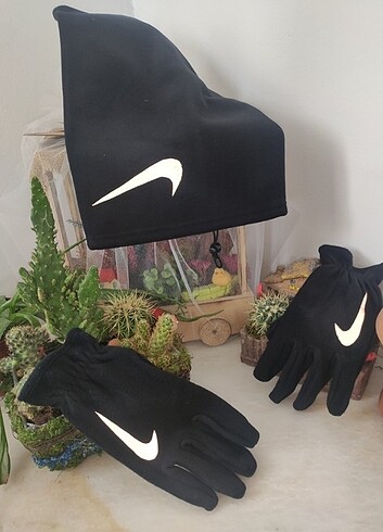Nike Nike reflektörlü set maske+eldiven 