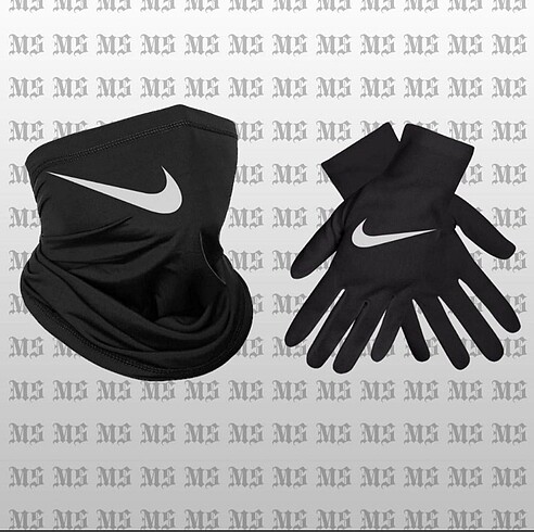 Nike reflektörlü set maske+eldiven