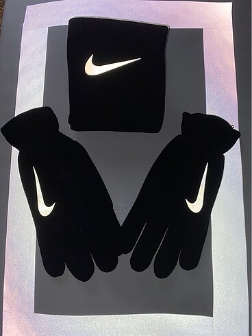 Beden Nike reflektörlü şapka+eldiven+maske