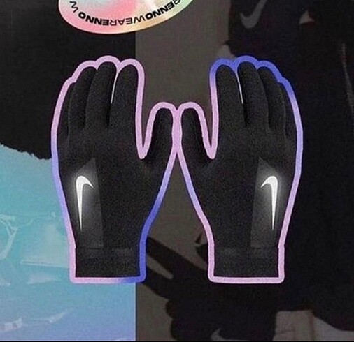 Nike reflektörlü eldiven