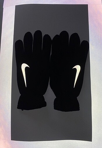  Beden siyah Renk Nike reflektörlü set maske+eldiven