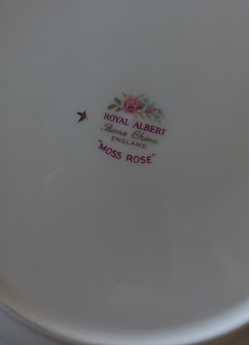 Diğer Royal Albert Moss Rose Tabak