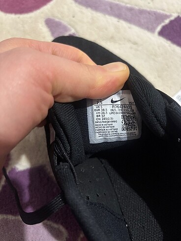38,5 Beden Nike spor ayakkabı
