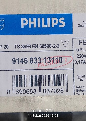 Philips Master PL-C 840/2P 18W Mavi Ampul - Görsel 2