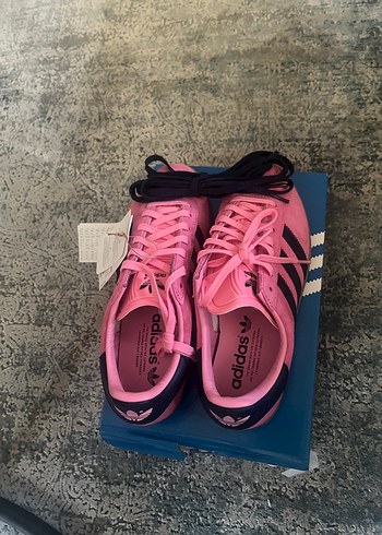 38 Beden pembe Renk Adidas Gazelle Bliss Pink Dark Blue