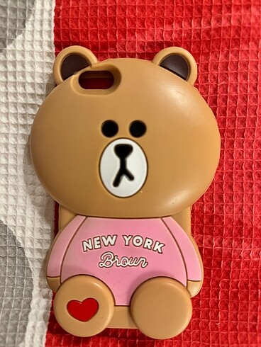 Iphone 6S New York Brown Ayı kılıf