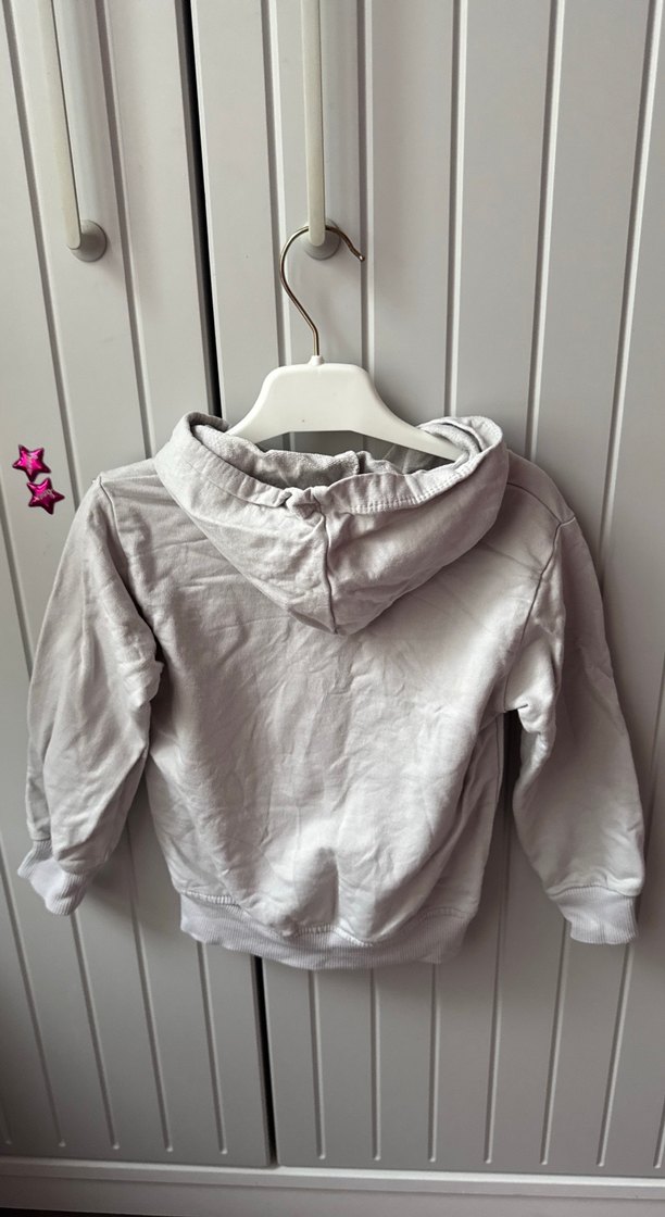 Gri Kapüşonlu Erkek Çocuk Sweatshirt - Görsel 3