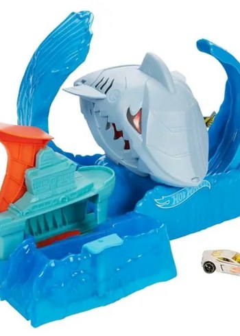Hot Wheels Renkli Köpekbalığı Temalı Su Oyuncağı