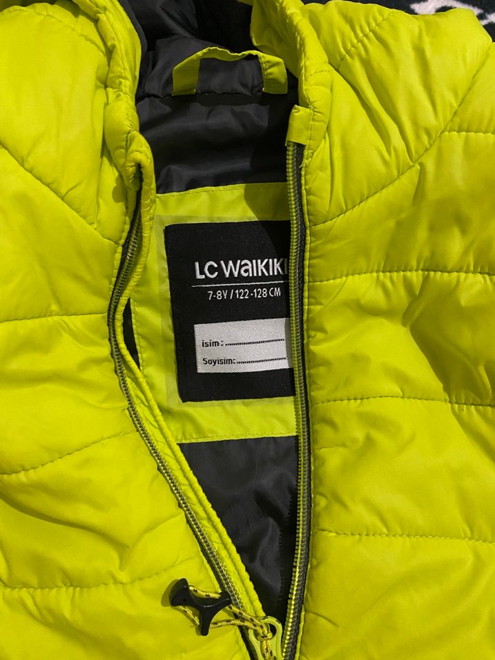 Erkek Çocuk Sarı Fermuarlı Yelek - Görsel 2