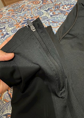 Siyah Fermuarlı Erkek Eşofman Altı - Görsel 2