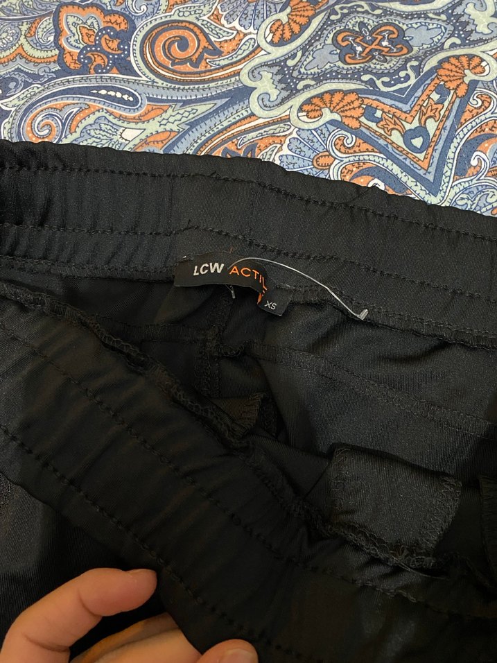 Siyah Fermuarlı Erkek Eşofman Altı - Görsel 3