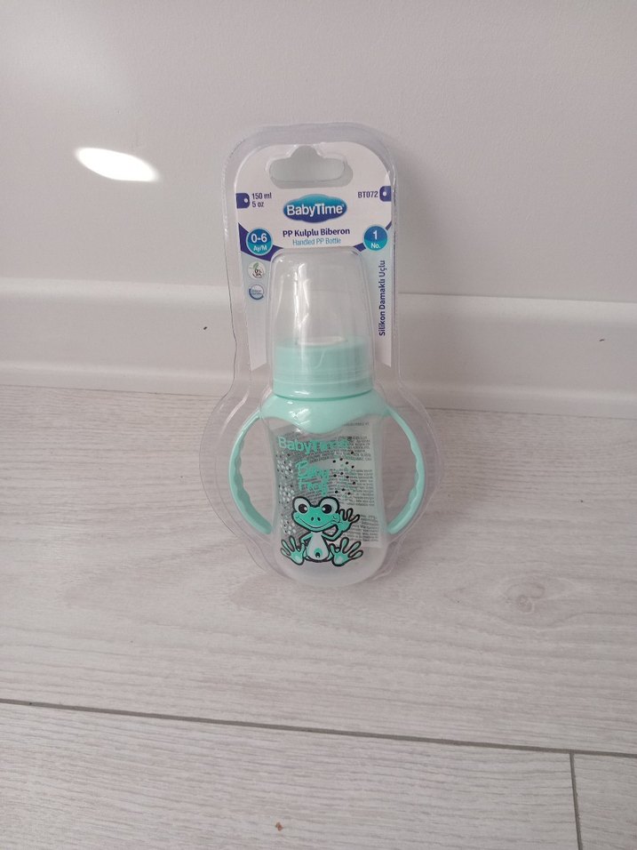 BabyTimo Turkuaz Bebek Biberonu 150 ml - Görsel 2