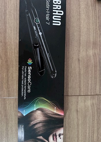Beden Renk Parlak Siyah Braun Saç Düzleştirici braun satin hair st780