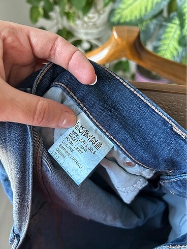 28 Beden lacivert Renk LK jeans lacivert eskitme desenli pantolon kot jean mavi