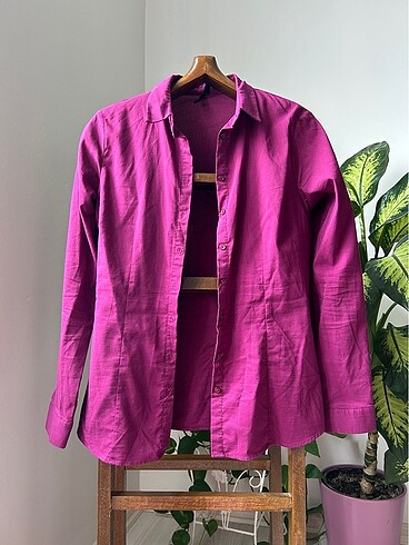 Defacto Mor defacto gömlek mürdüm gül kurusu pembe bordo vişne rengi H&M