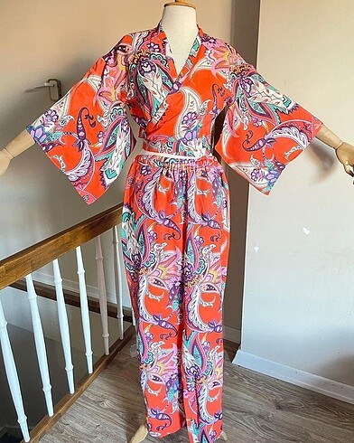 Keten Kimono Takım