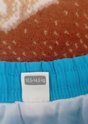 Erkek Çocuk Mavi Baskılı deniz Şort - Görsel 2