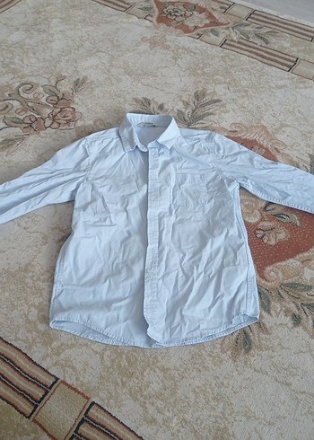 Beyaz Uzun Kollu Keten Gömlek - Görsel 2