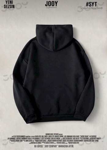 l Beden Beyaz Kapüşonlu Sweatshirt