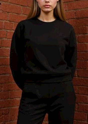 Siyah Kadın Sweatshirt
