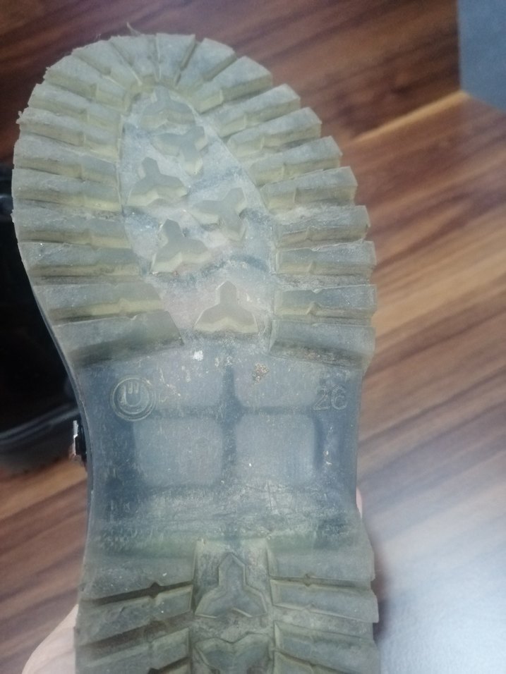 Parlak Siyah Kız Çocuk Goth Botları - Görsel 5