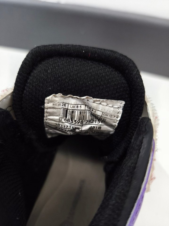 26 numara Mor Kız Çocuk Sneakers Bantlı - Görsel 4