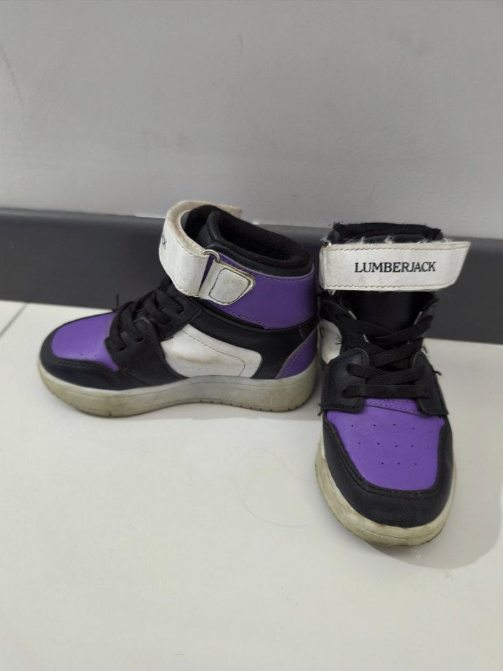 26 numara Mor Kız Çocuk Sneakers Bantlı - Görsel 2