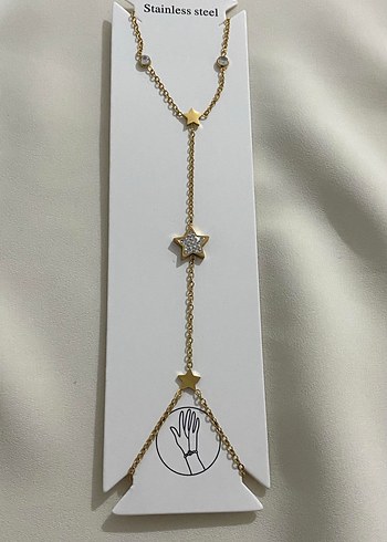 Gri Yılan Desenli Kadın El Zinciri - Görsel 3