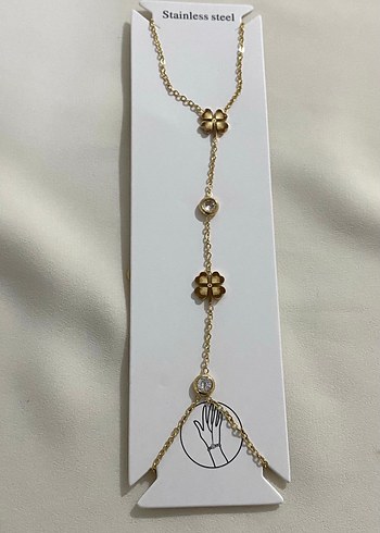 Gri Yılan Desenli Kadın El Zinciri - Görsel 10