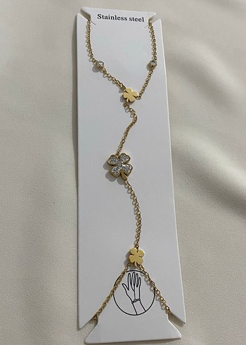 Gri Yılan Desenli Kadın El Zinciri - Görsel 9