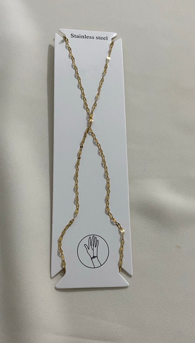 Gri Yılan Desenli Kadın El Zinciri - Görsel 5