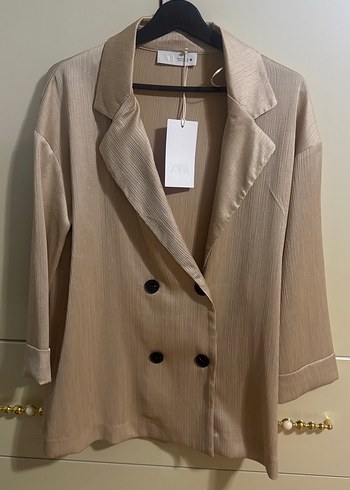 Zara Buruşuk görünümlü blazer