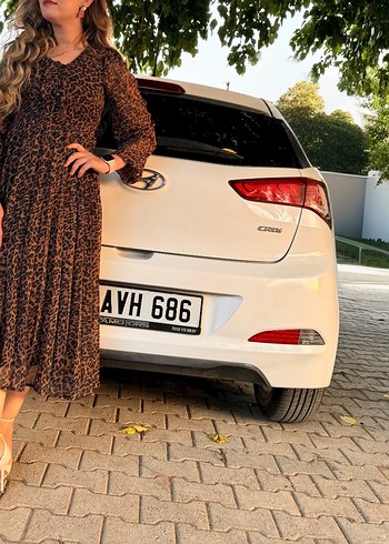 Kahverengi Leopar Desenli Mini Elbise