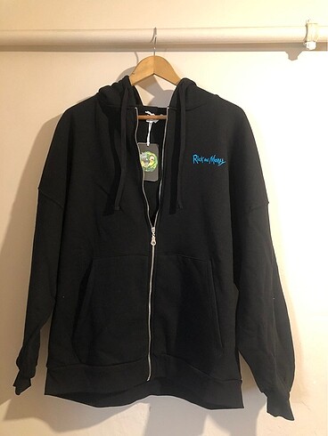 Rick and Morty Kapüşonlu Sweatshirt