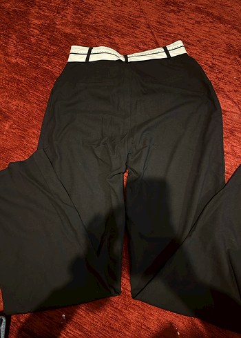 Siyah Kadın Kumaş Pantolon - Görsel 2