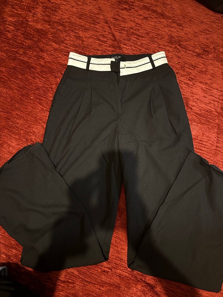 Siyah Kadın Kumaş Pantolon - Görsel 3