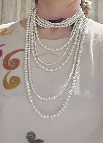 Accessorize Çoklu inci kolye
