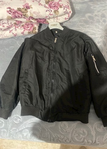 universal Beden Siyah bomber ceket bomber mont