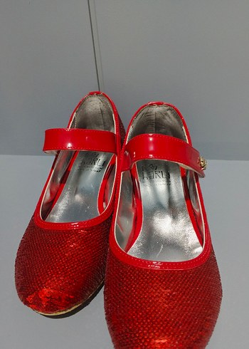 Kız Çocuk Kırmızı ayakkabı - Görsel 6